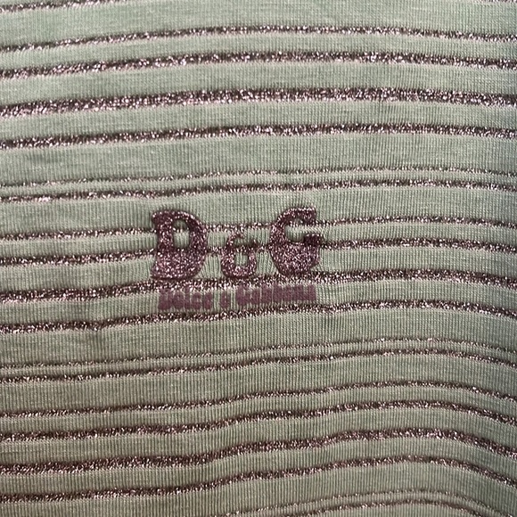 Dolce & Gabbana Green Striped Tank. Size Large - Picture 2 of 5
